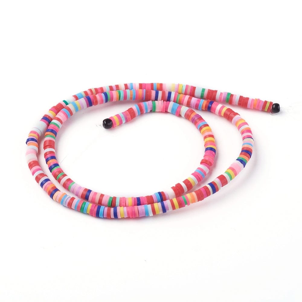 1 Strand, 6mm, Heishi Beads, Environmental Handmade Polymer Clay