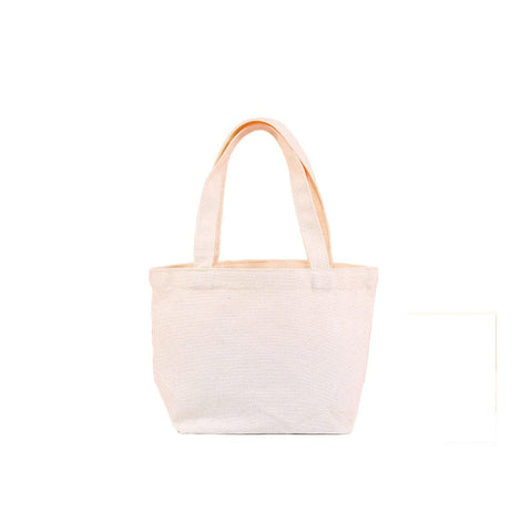 BeadsBalzar Beads & Crafts 20x30cm Cotton Cloth Blank Canvas Bag, Tote Bag for DIY Craft, White