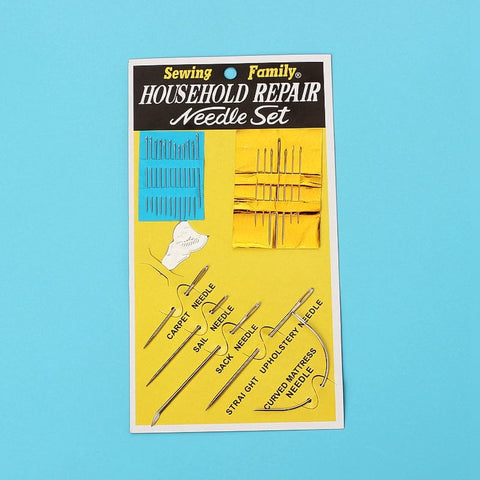 BeadsBalzar Beads & Crafts 25Pcs Steel Heavy Duty Hand Sewing Needles Set, Bent &amp; Staight Needle