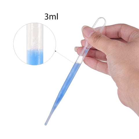 BeadsBalzar Beads & Crafts 3ML Disposable Plastic Dropper, Transfer Graduated Pipettes