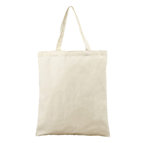 BeadsBalzar Beads & Crafts 45x37cm Cotton Cloth Blank Canvas Bag, Tote Bag for DIY Craft, White