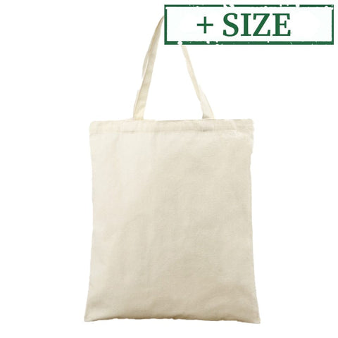 BeadsBalzar Beads & Crafts Cotton Cloth Blank Canvas Bag, Tote Bag for DIY Craft, White