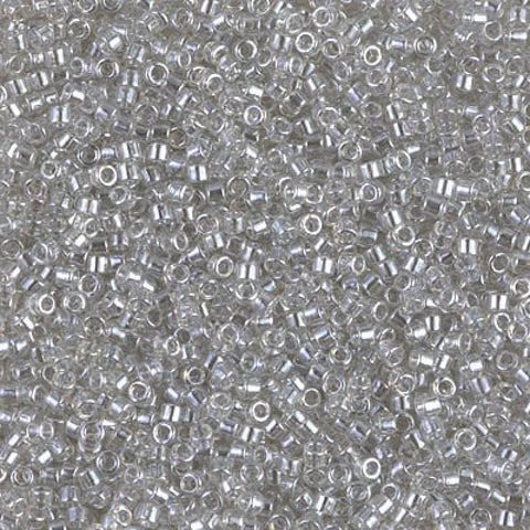 BeadsBalzar Beads & Crafts (DB1231-50G) MIYUKI DELICA 11/0 TRANSPARENT GREY MIST LUSTER (50 GMS)