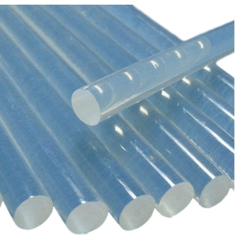 BeadsBalzar Beads & Crafts Hot Melt Plastic Glue Sticks, Use for Glue Gun, Clear 150x7mm