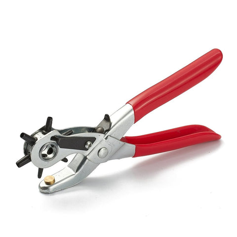 BeadsBalzar Beads & Crafts Iron Revolving Hole Punch Pliers for leather, rubber