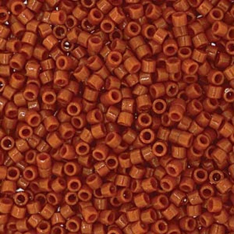 BeadsBalzar Beads & Crafts Miyuki Delica 11/0 Duracoat Opaque Sienna DB2109