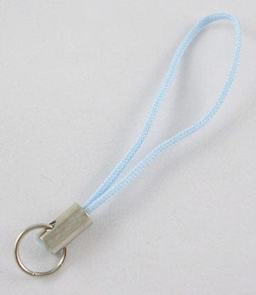 BeadsBalzar Beads & Crafts SKY BLUE Mobile Phone Strap 45mm cord loop ends