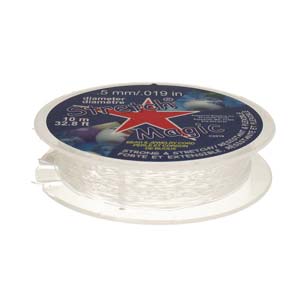 BeadsBalzar Beads & Crafts Stretch Magic Clear Elastic Cord - Sizes 0.5mm , 0.7mm , 0.8mm , 1mm , 1.5mm , 1.8mm