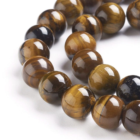 BeadsBalzar Beads & Crafts Tiger Eye round 10mm