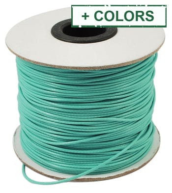 BeadsBalzar Beads & Crafts Waxed Polyester Cord, Bead Cord, 0.5mm