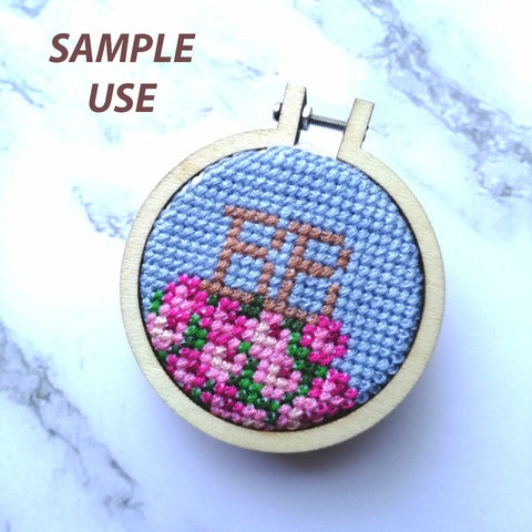 BeadsBalzar Beads & Crafts Wooden Embroidery Hoops, Embroidery Cross Stitch Hoops, Frame Craft Ornaments