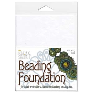 Beadsmith WHITE Beadsmith Beading Foundation 4.25X5.5 inches White