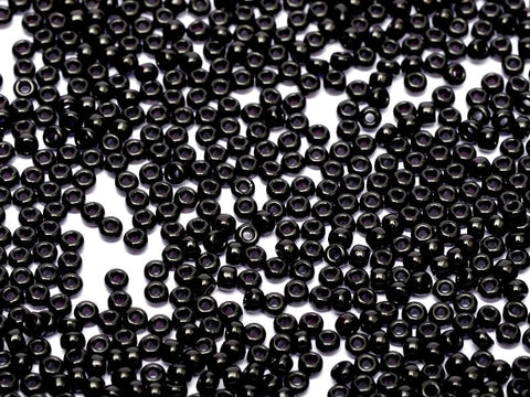 BULK 50/250g Miyuki Seed Beads 11/0 Black 0401