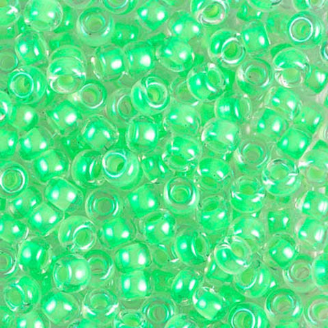 BULK 50g Miyuki Seed Beads 6/0 Luminous Mint Green 1120