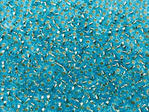 Miyuki Miyuki Seed beads 11/0 Aqua Silver Lined 0018