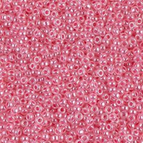 Miyuki Miyuki Seed Beads 8/0 Carnation Pink Ceylon 0535