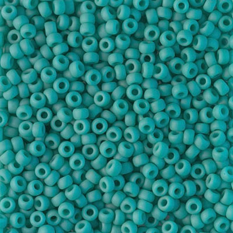 Miyuki Miyuki Seed Beads 8/0 Matte Opaque Turquoise Green 0412F