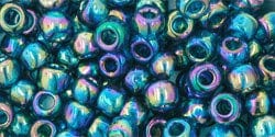 TOHO 50g TOHO - Round 6/0 : Transparent-Rainbow Teal TR-06-167BD