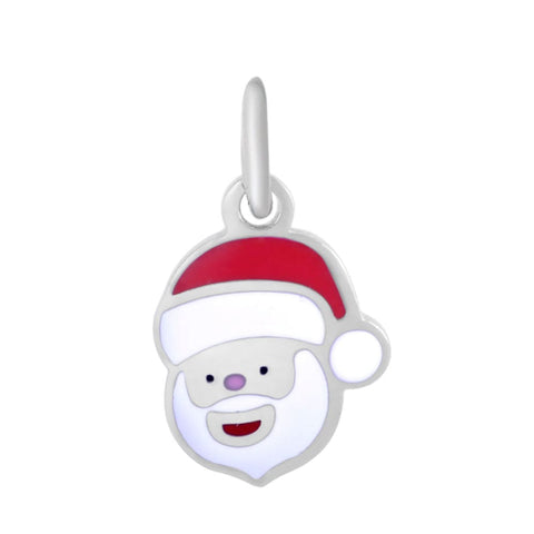 BeadsBalzar Beads & Crafts 304 Stainless Steel Enamel Pendants, with Jump Ring, Christmas Santa Claus, 14MM (SF5223)