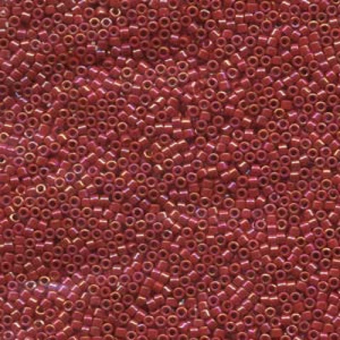 BeadsBalzar Beads & Crafts (DB0162) MIYUKI DELICA 11/0 OPAQUE RED AB (5 GMS)