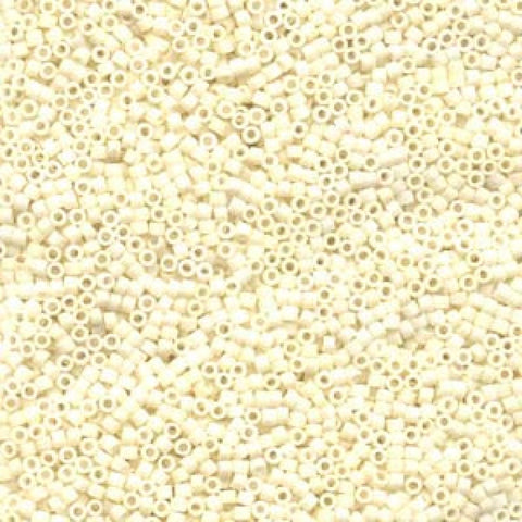 BeadsBalzar Beads & Crafts (DB0352-50G) MIYUKI DELICA 11/0 CREAM MATTED (50 GMS)