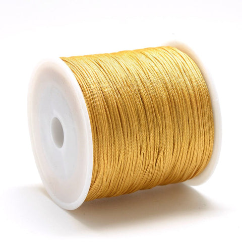 BeadsBalzar Beads & Crafts GOLDENROD (NC7999-562) (NC7999-X) Nylon Thread, 0.8mm (100mtrs)