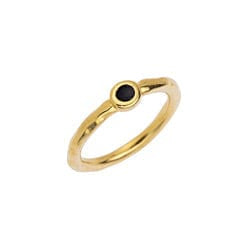 BeadsBalzar Beads & Crafts (GQR7710A) 24KT GOLD PLATED (GQR7710X) Ring slim with circle fixed size 15mm (1 PC)