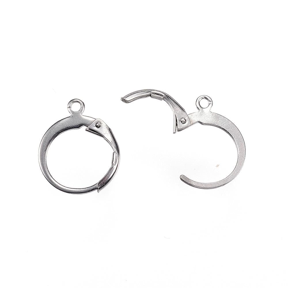 Stainless steel leverback earring findings store