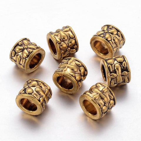 BeadsBalzar Beads & Crafts (TB1538-A) BEADS METAL 9MM (10 PCS)